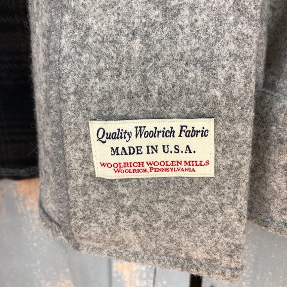 Raised By Wolves x Woolrich Plaid Contrast Button Shirt Sz M Unisex - Picture 13 of 15